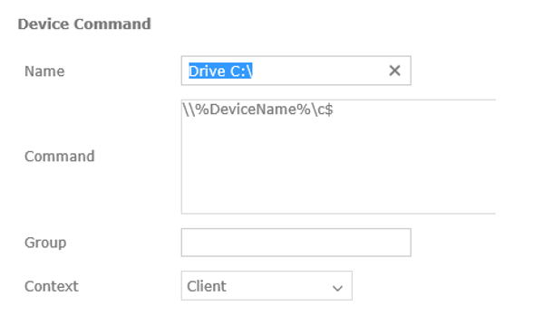 New Device Command
